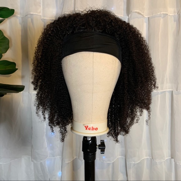 🚫SOLD🚫 Kinky Curly Natural Virgin Hair Headband - Picture 10 of 10